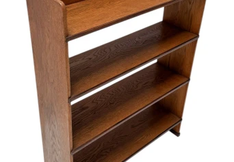 Art Deco Modernist Open Bookcase by P.E.L. Izeren for De Genneper Molen, 1920s